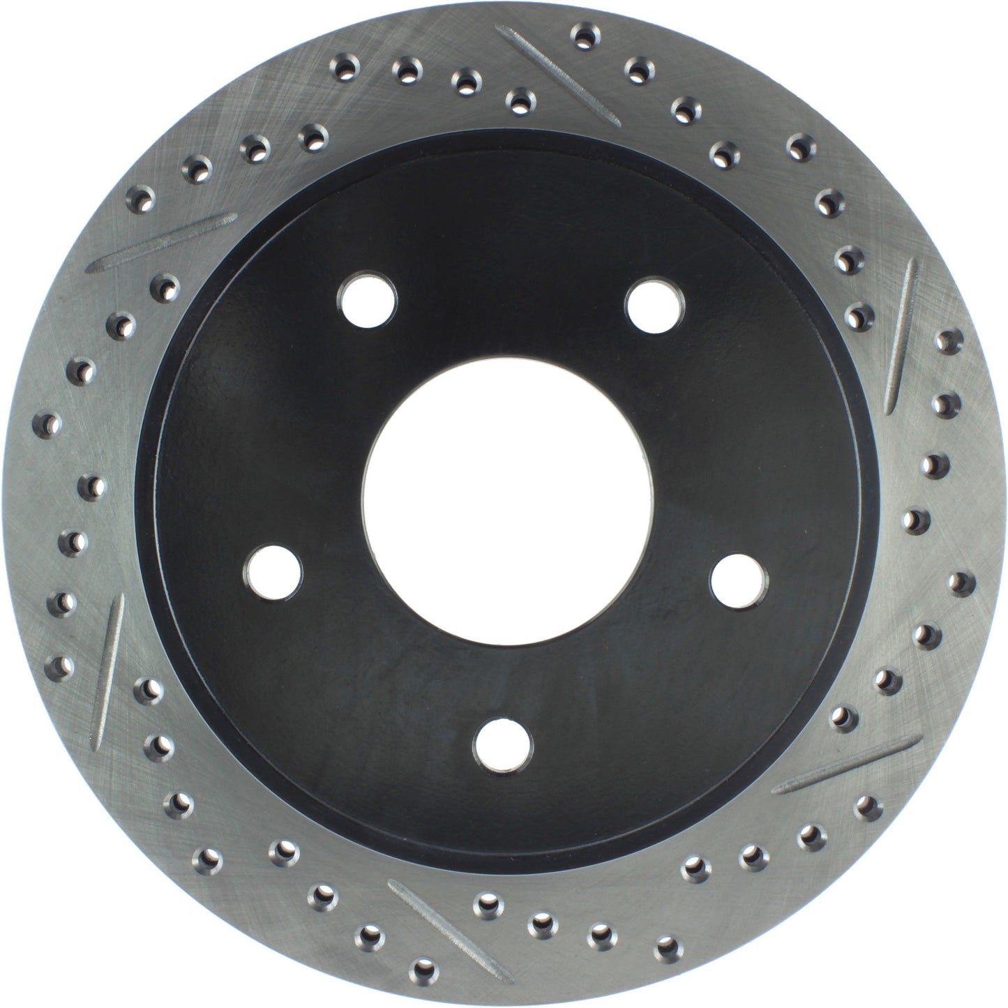 StopTech Sport Drilled/Slotted Brake Rotor; Rear Left