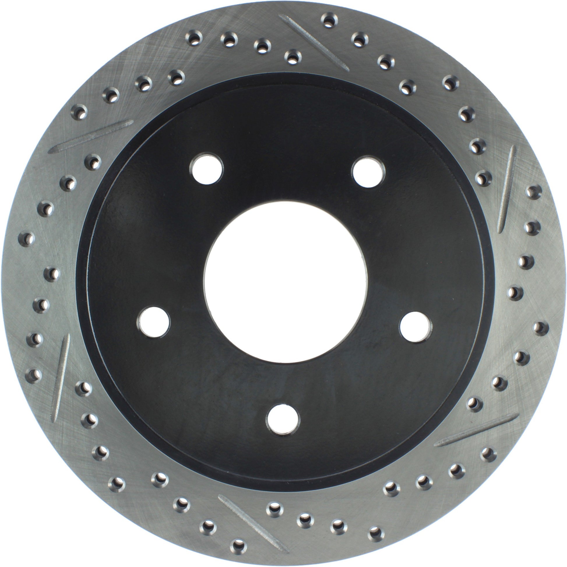 StopTech Sport Drilled/Slotted Brake Rotor; Rear Left