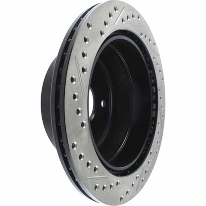 StopTech Sport Drilled/Slotted Brake Rotor; Rear Left