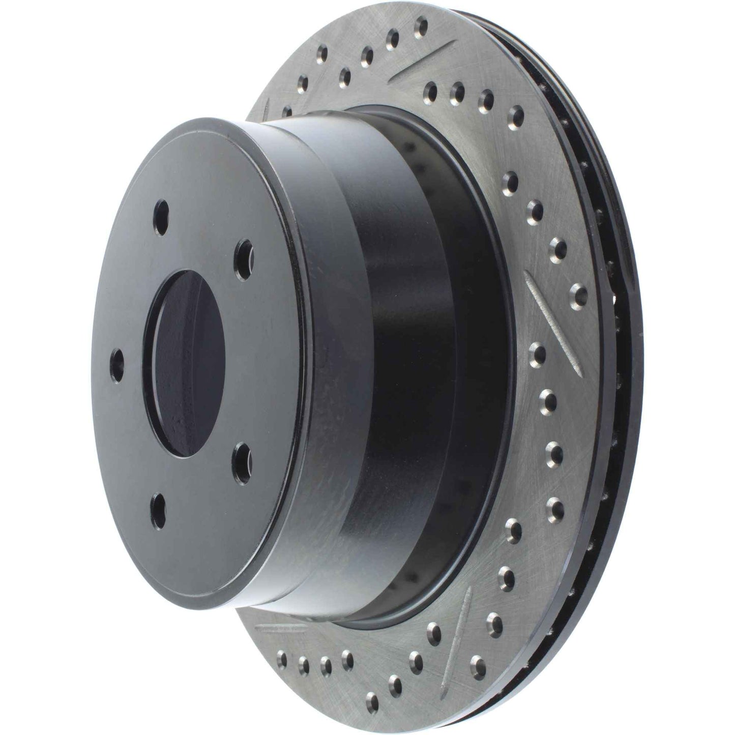 StopTech Sport Drilled/Slotted Brake Rotor; Rear Right