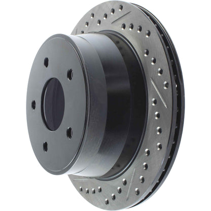 StopTech Sport Drilled/Slotted Brake Rotor; Rear Right