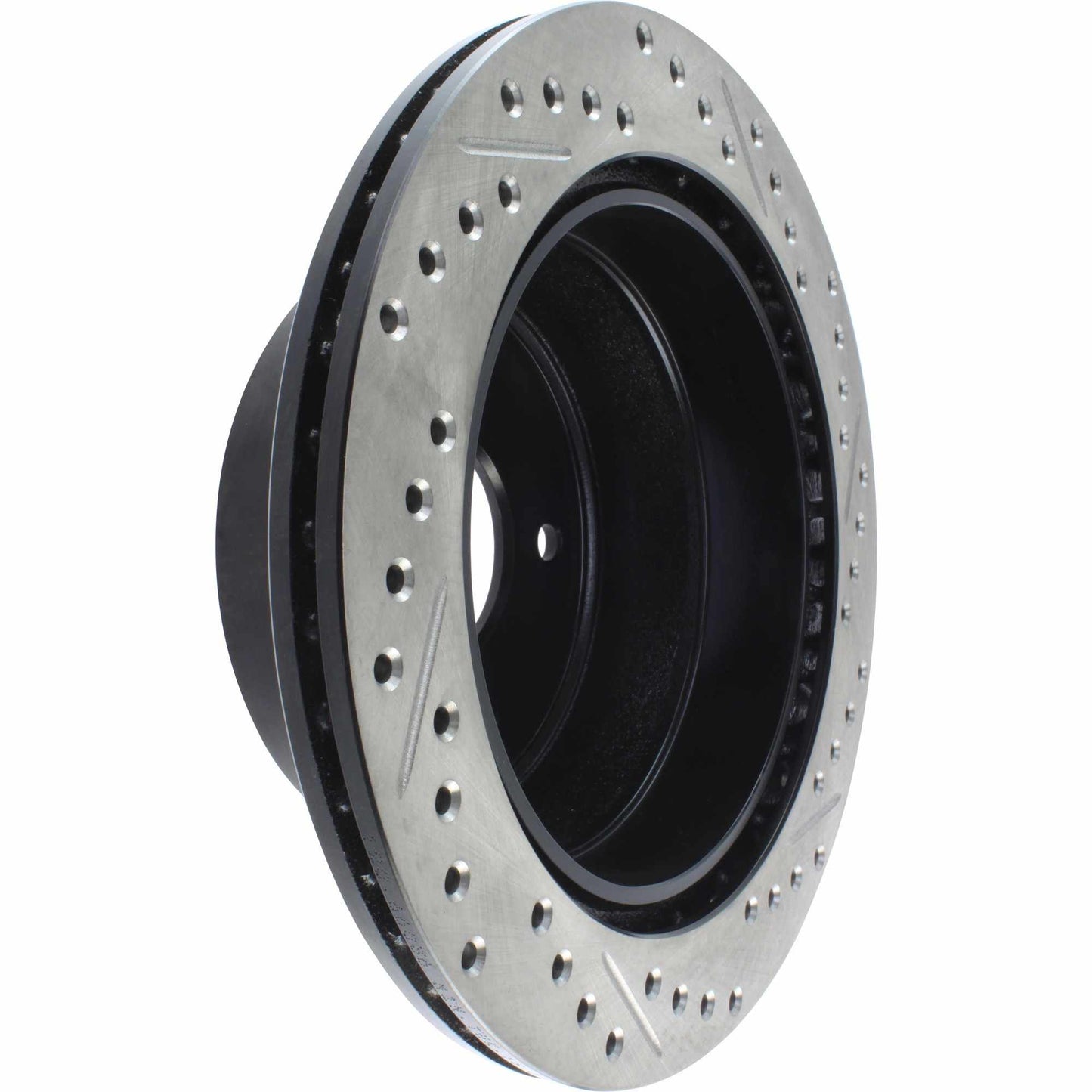StopTech Sport Drilled/Slotted Brake Rotor; Rear Right