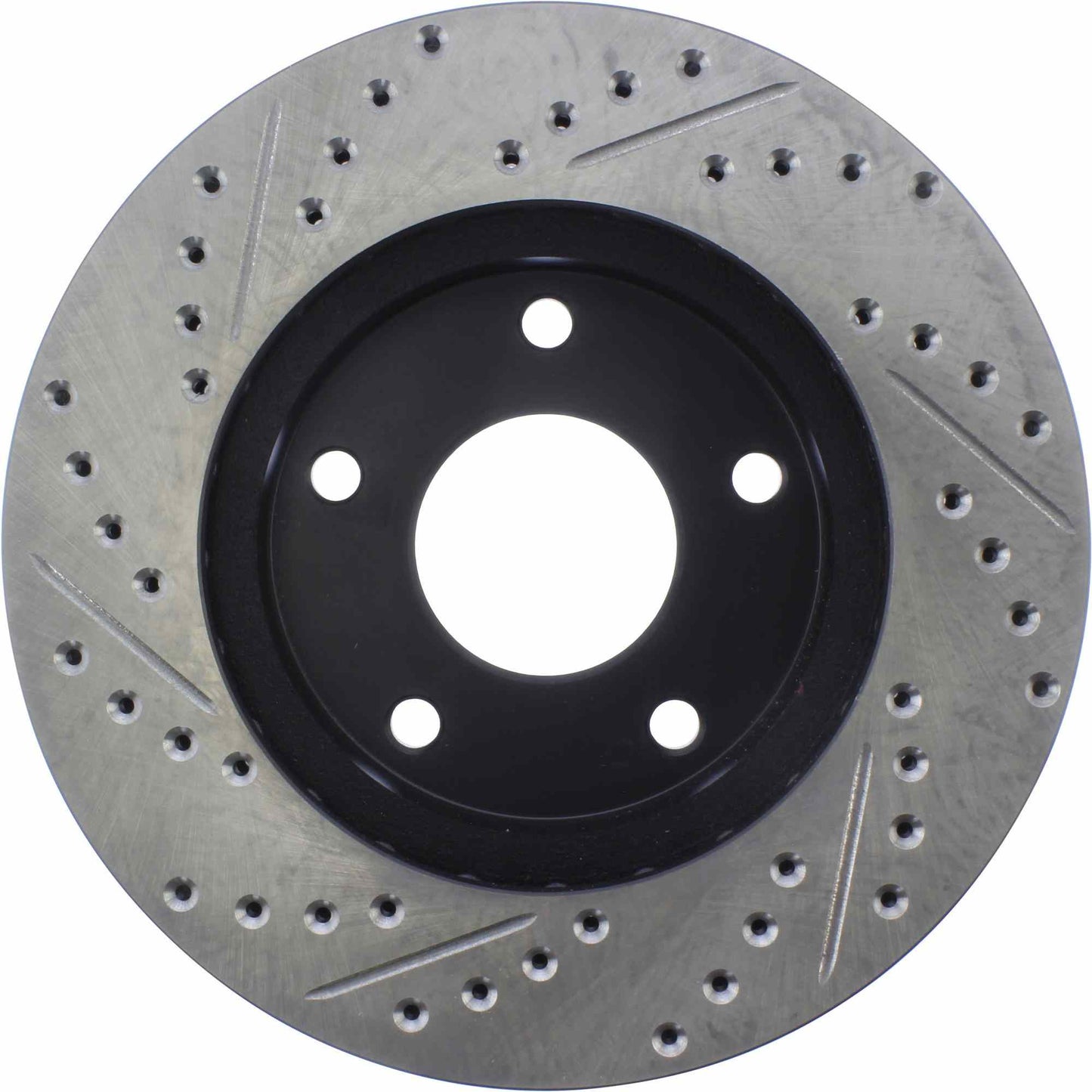 StopTech Sport Drilled/Slotted Brake Rotor; Front Left