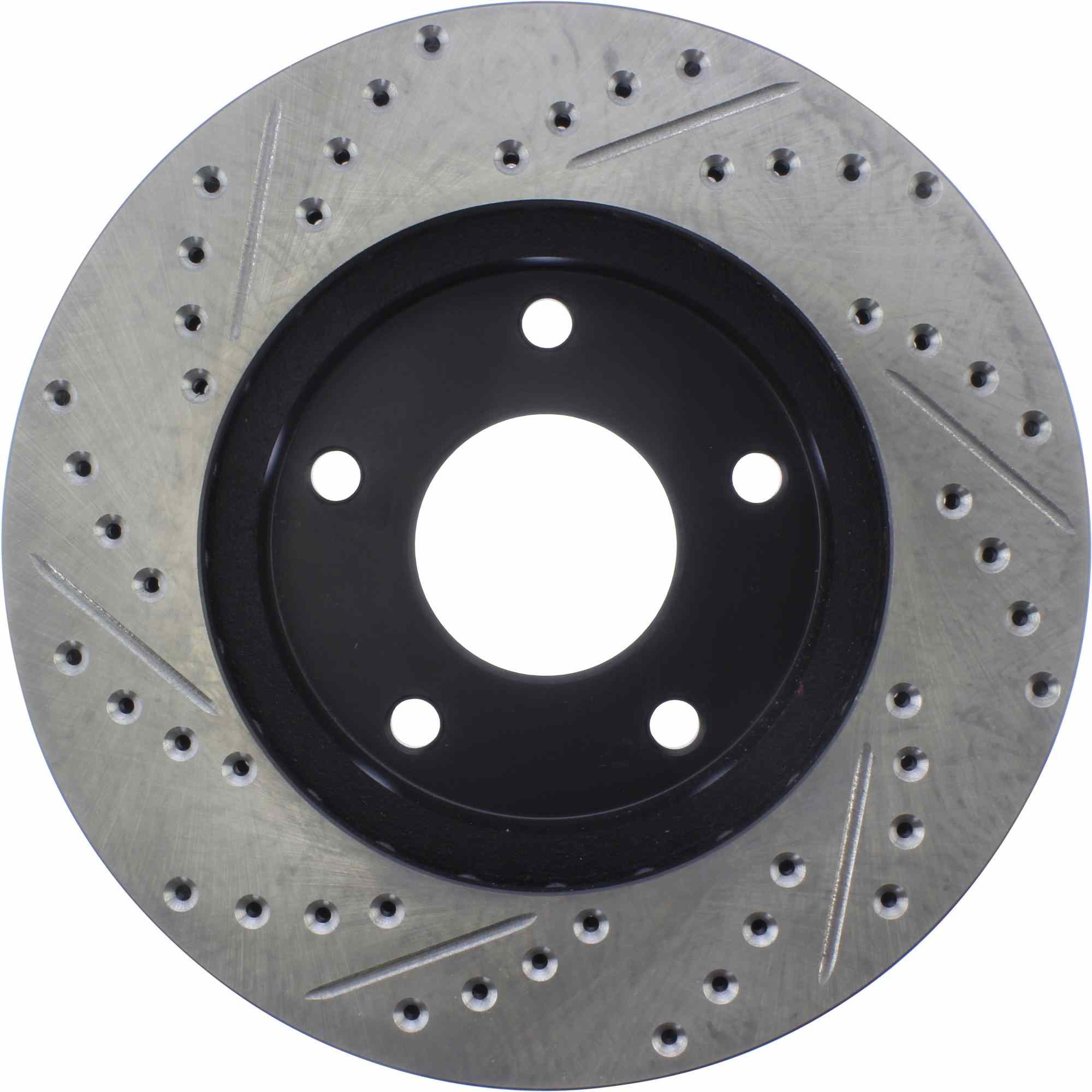 StopTech Sport Drilled/Slotted Brake Rotor; Front Left