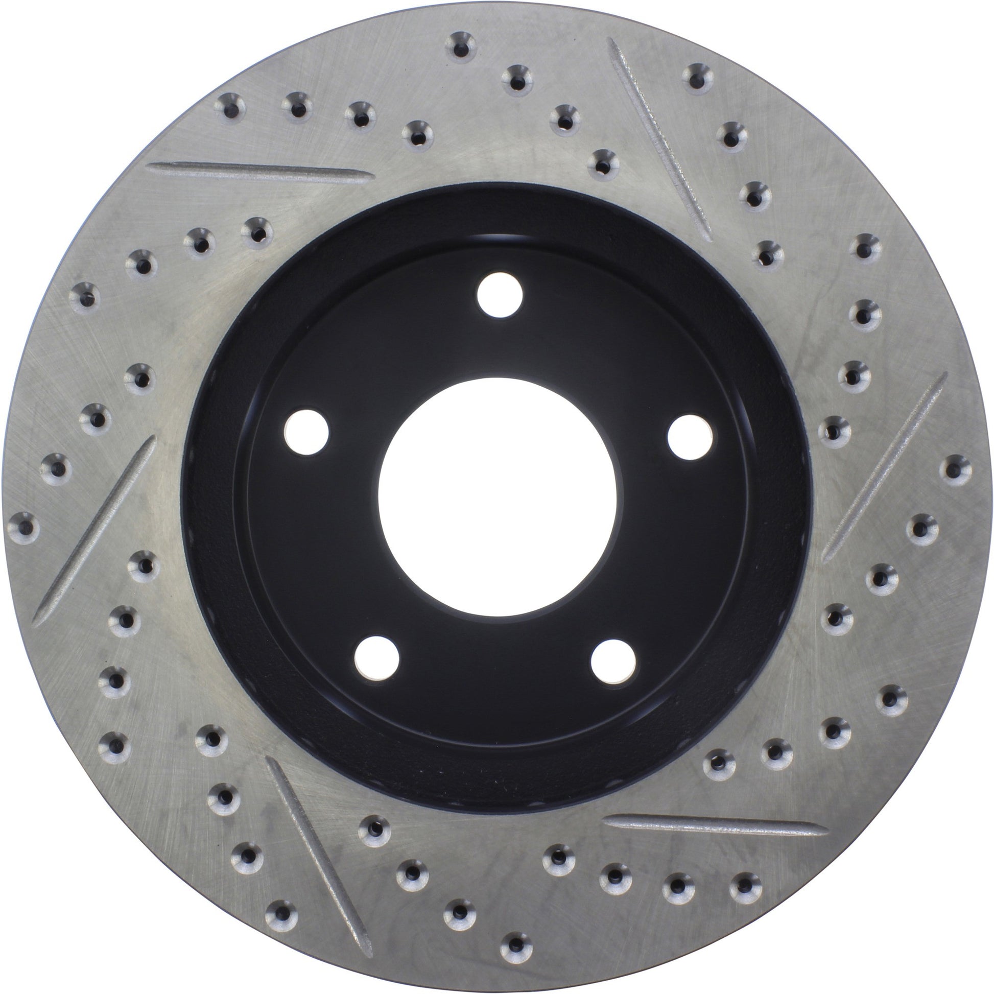 StopTech Sport Drilled/Slotted Brake Rotor; Front Right
