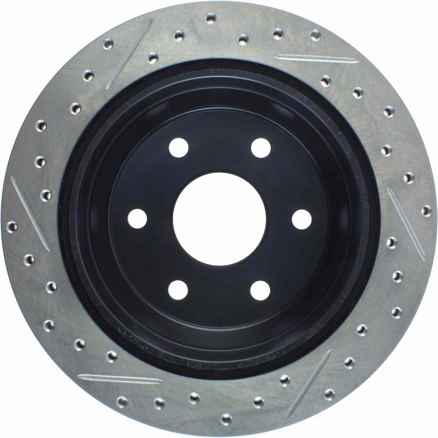 StopTech Sport Drilled/Slotted Brake Rotor; Rear Left