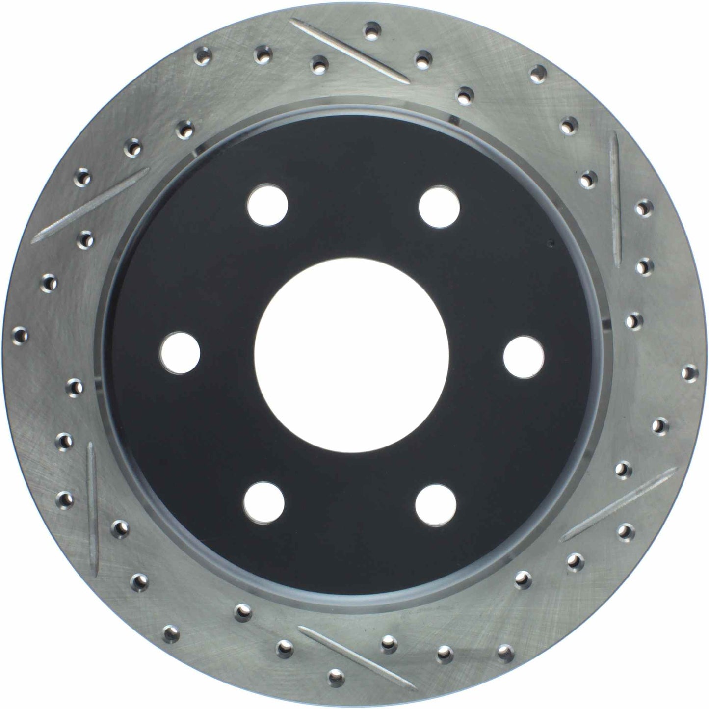 StopTech Sport Drilled/Slotted Brake Rotor; Rear Left