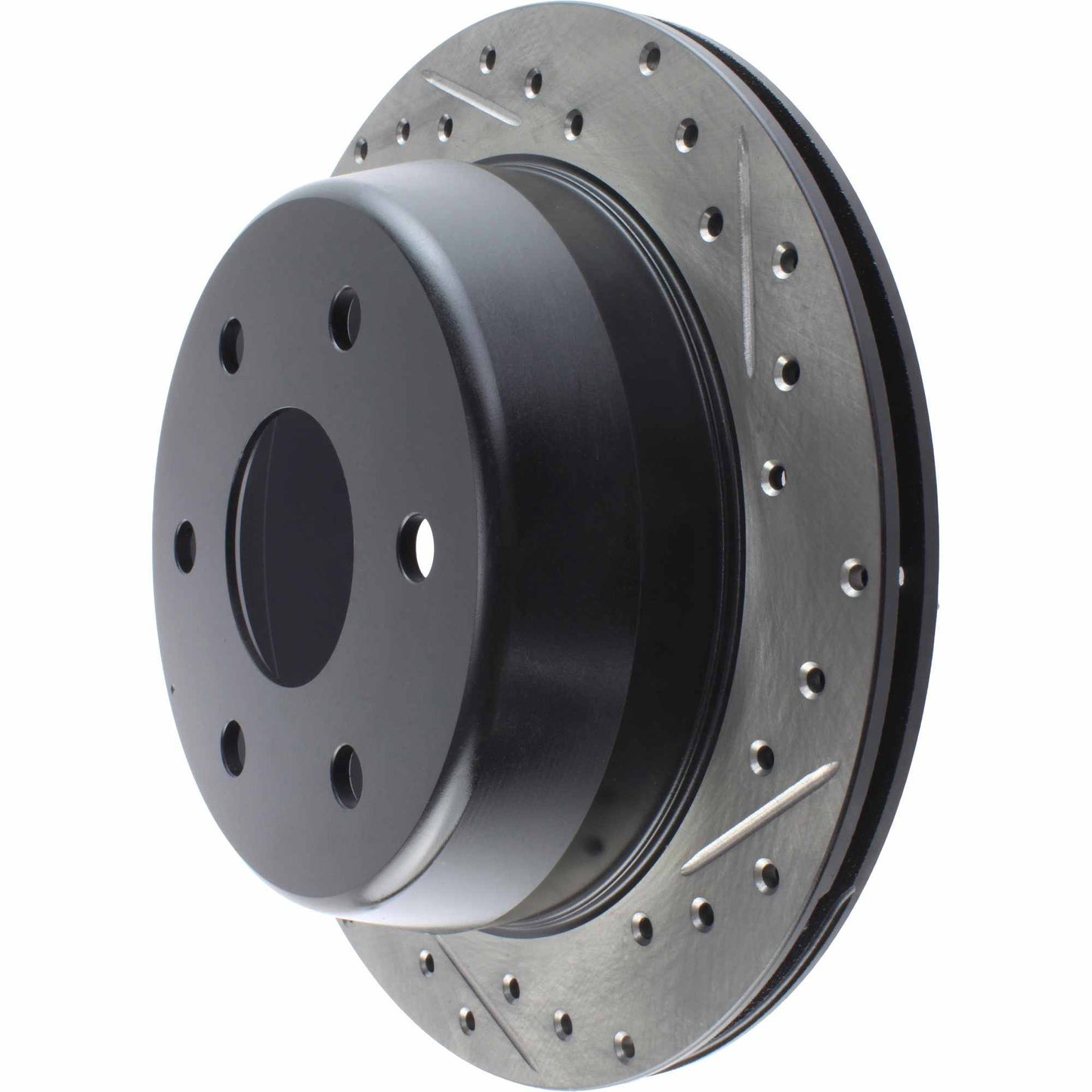 StopTech Sport Drilled/Slotted Brake Rotor; Rear Left