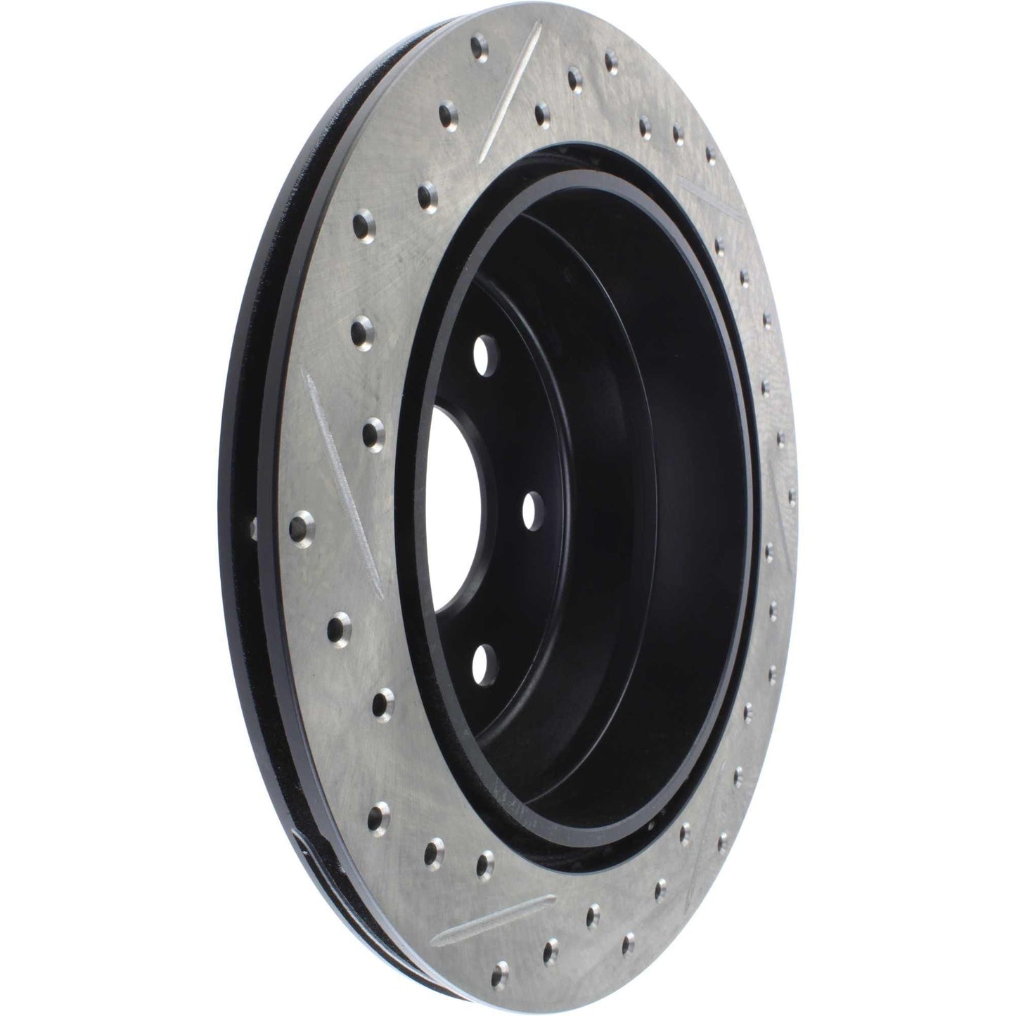 StopTech Sport Drilled/Slotted Brake Rotor; Rear Left