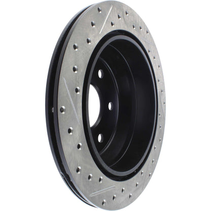 StopTech Sport Drilled/Slotted Brake Rotor; Rear Left