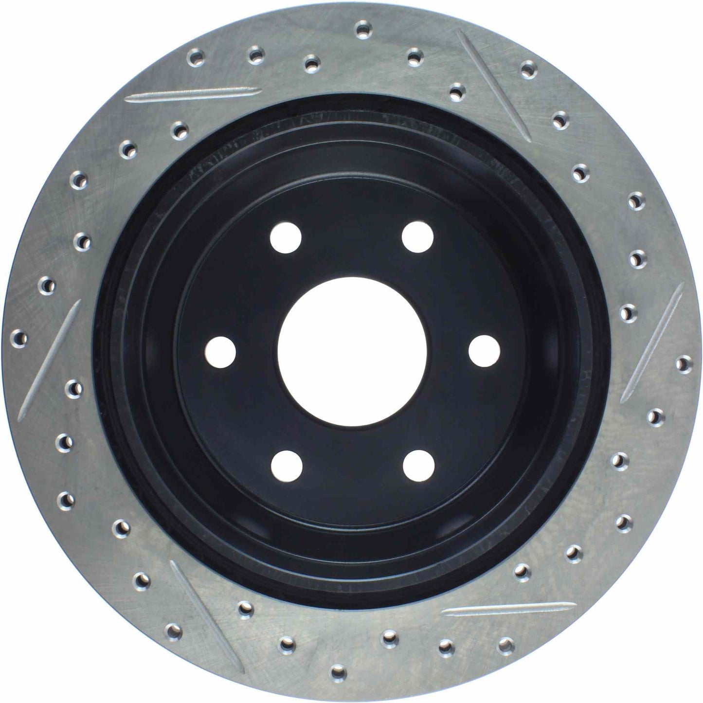 StopTech Sport Drilled/Slotted Brake Rotor; Rear Right