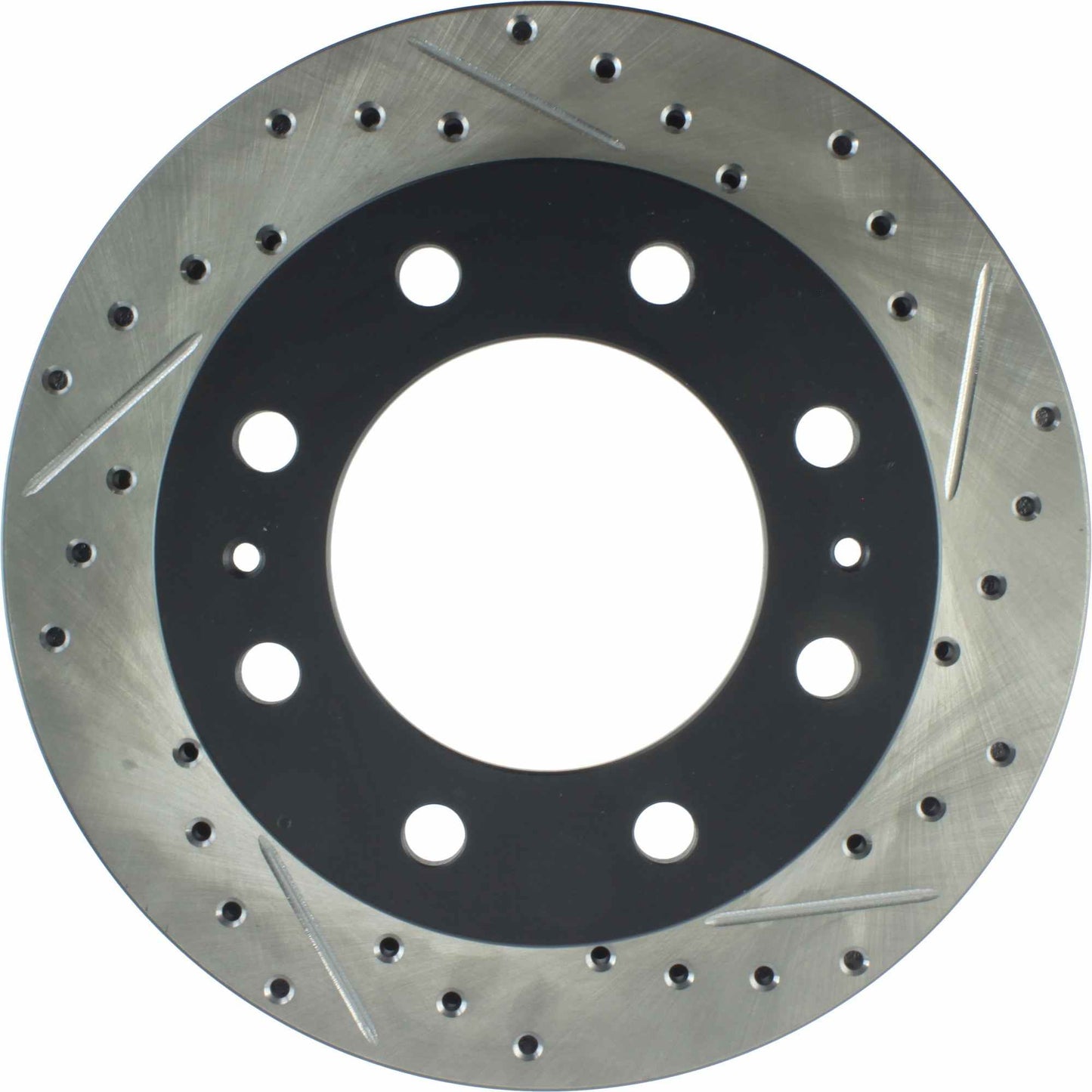 StopTech 00-08 Chevy Avalanche Slotted & Drilled Left Front Cryo Rotor 127.66042CL