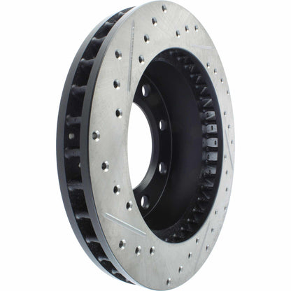 StopTech 00-08 Chevy Avalanche Slotted & Drilled Left Front Cryo Rotor 127.66042CL
