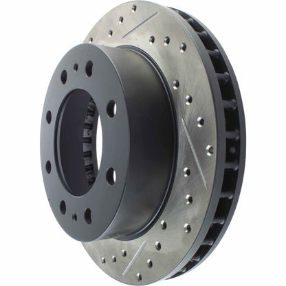 StopTech 00-08 Chevy Avalanche Slotted & Drilled Right Front Cryo Rotor 127.66042CR