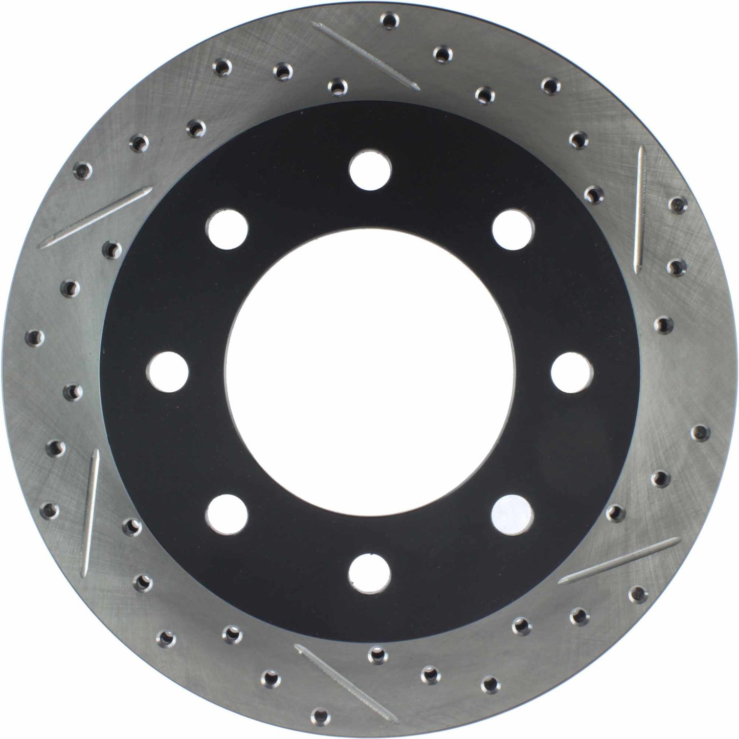StopTech Sport Drilled/Slotted Brake Rotor; Rear Left