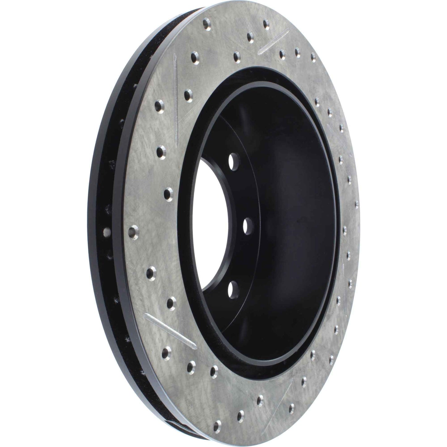 StopTech Sport Drilled/Slotted Brake Rotor; Rear Left