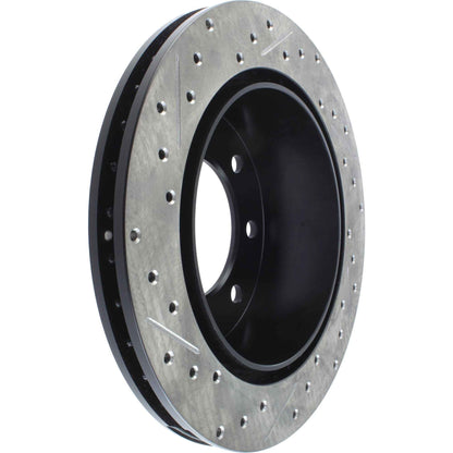 StopTech Sport Drilled/Slotted Brake Rotor; Rear Left