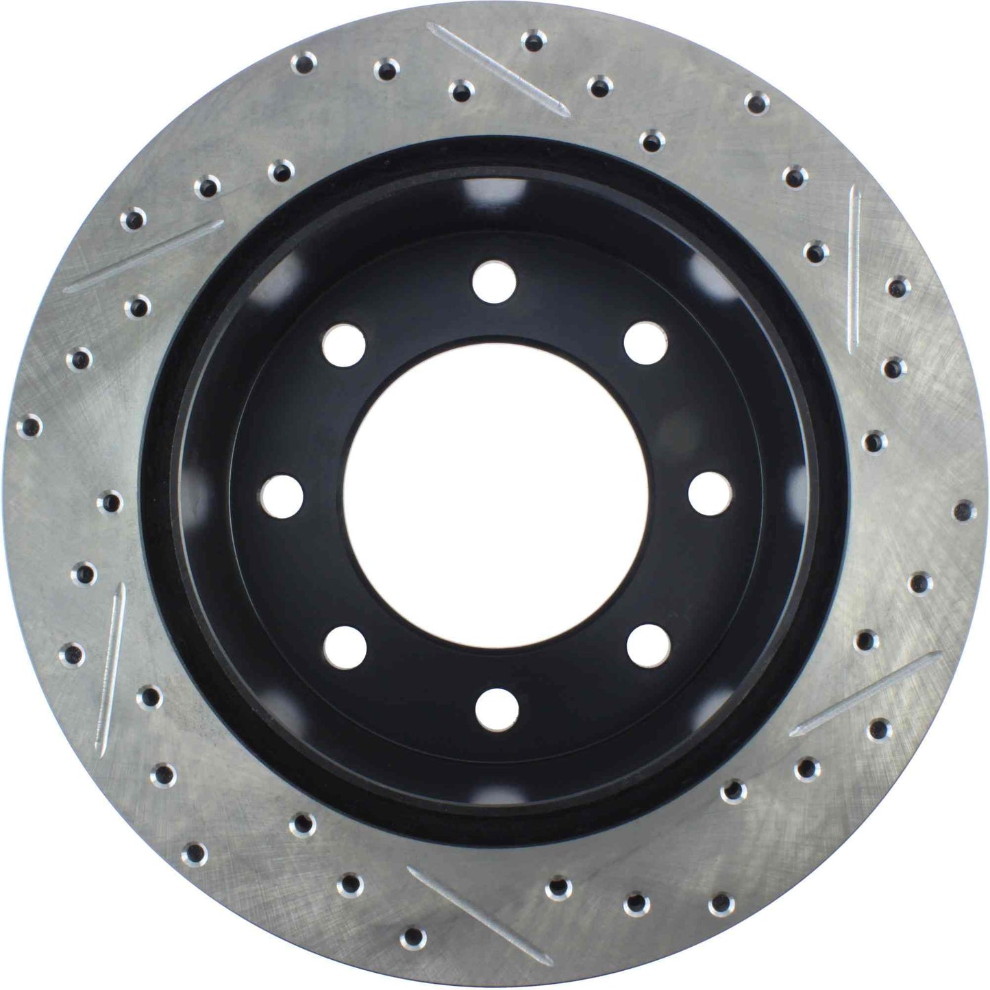 StopTech Sport Drilled/Slotted Brake Rotor; Rear Right