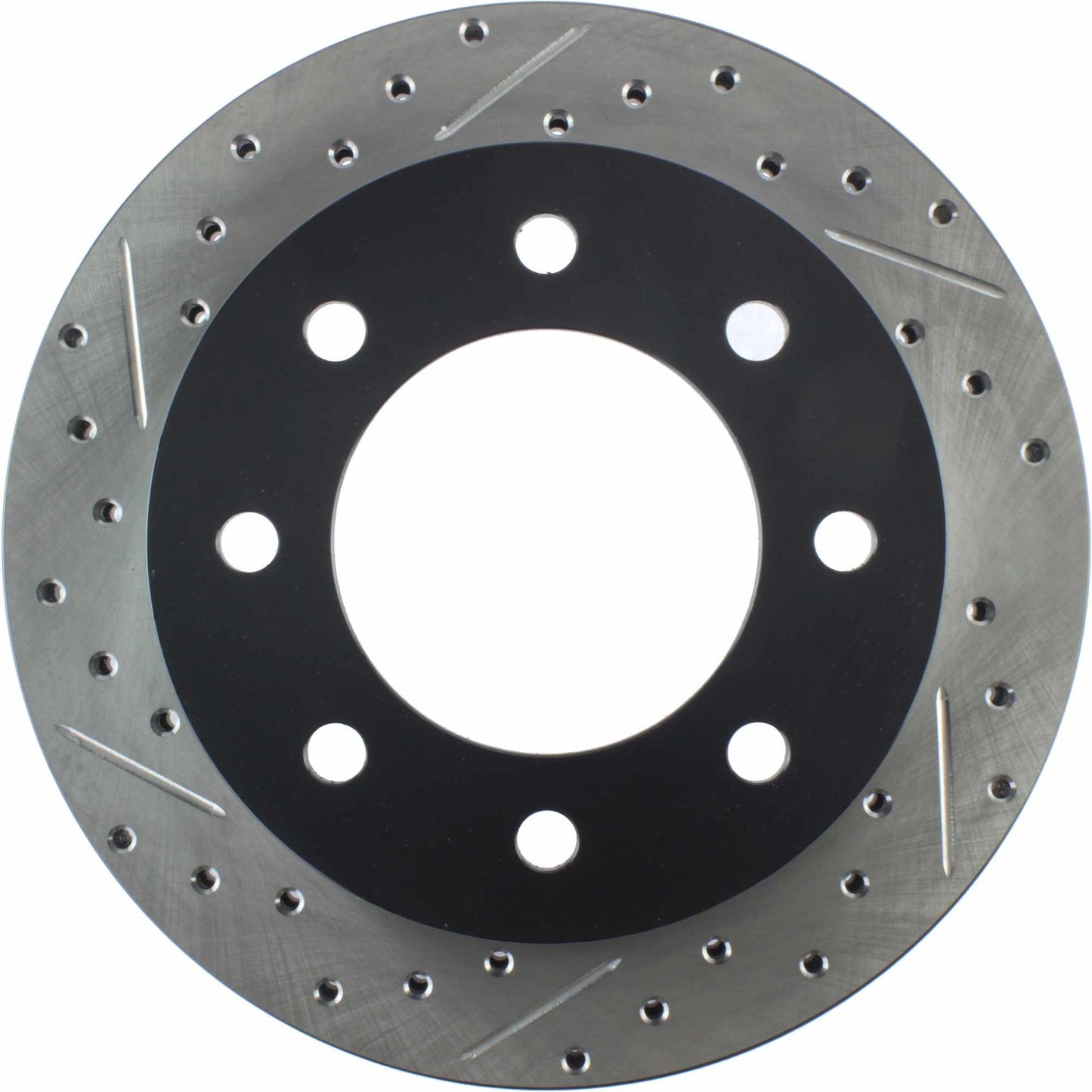 StopTech Sport Drilled/Slotted Brake Rotor; Rear Right