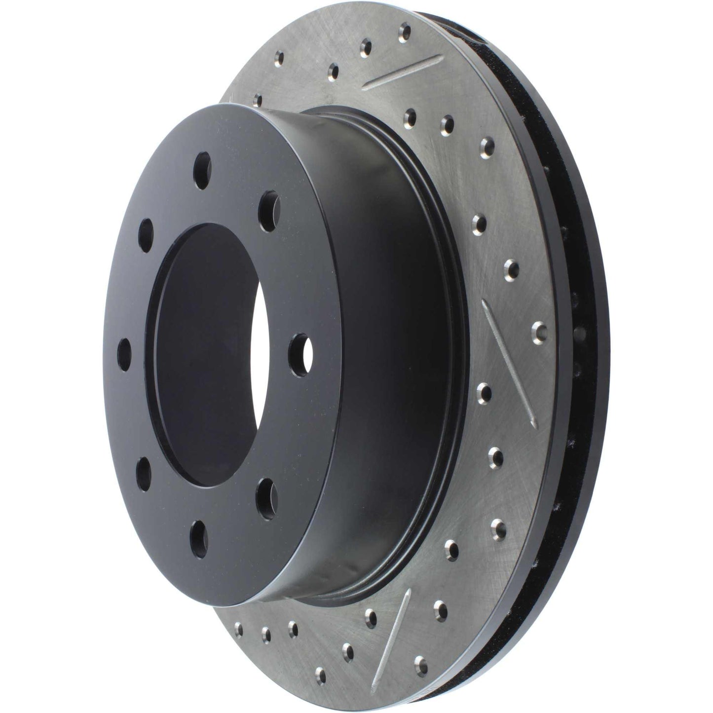 StopTech Sport Drilled/Slotted Brake Rotor; Rear Right