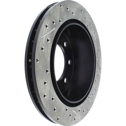 StopTech Sport Drilled/Slotted Brake Rotor; Rear Right