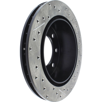 StopTech Sport Drilled/Slotted Brake Rotor; Rear Right
