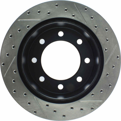 StopTech Sport Cryo Drilled/Slotted Brake Rotor; Rear Right