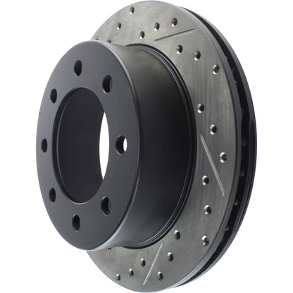 StopTech Sport Cryo Drilled/Slotted Brake Rotor; Rear Right