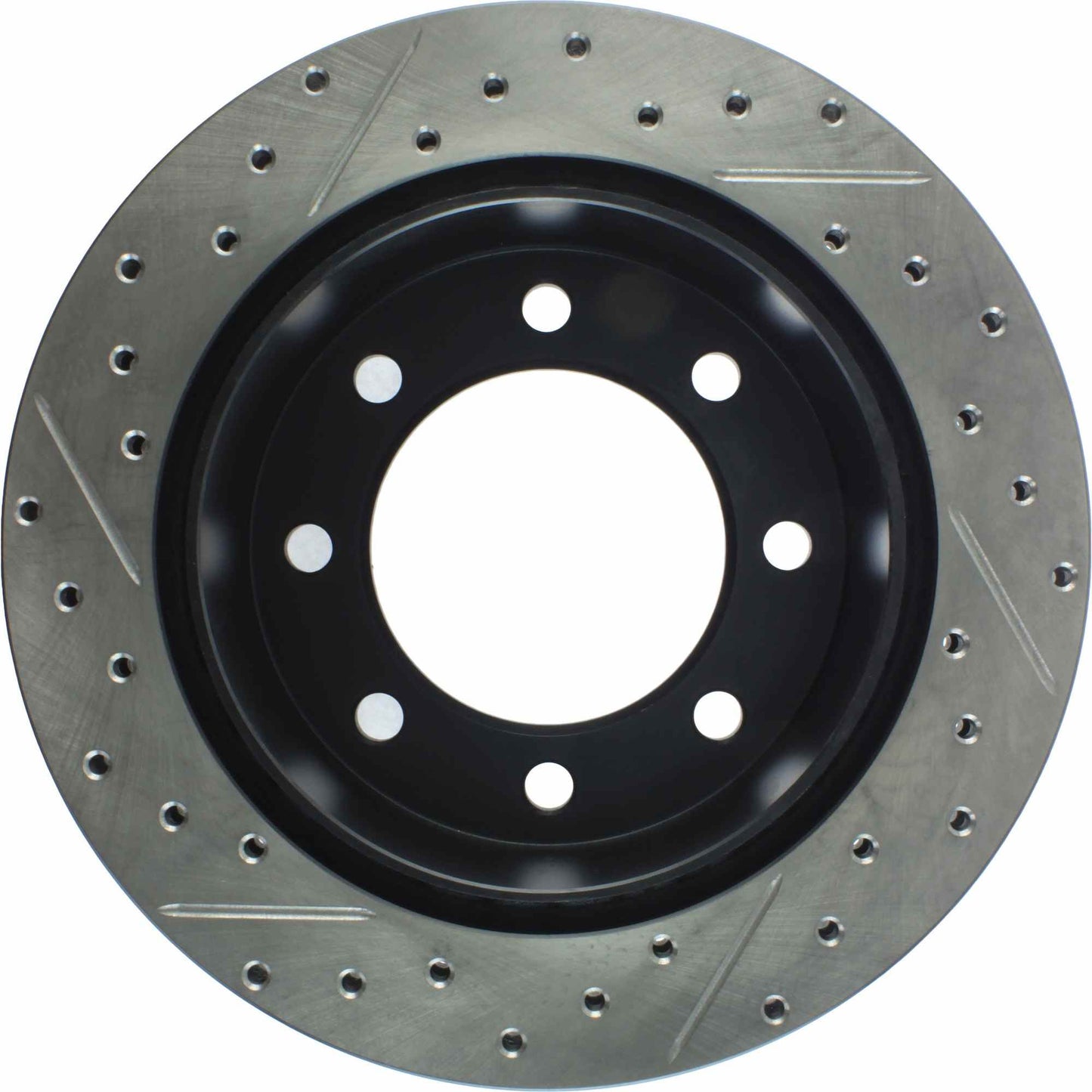StopTech Sport Drilled/Slotted Brake Rotor; Rear Left