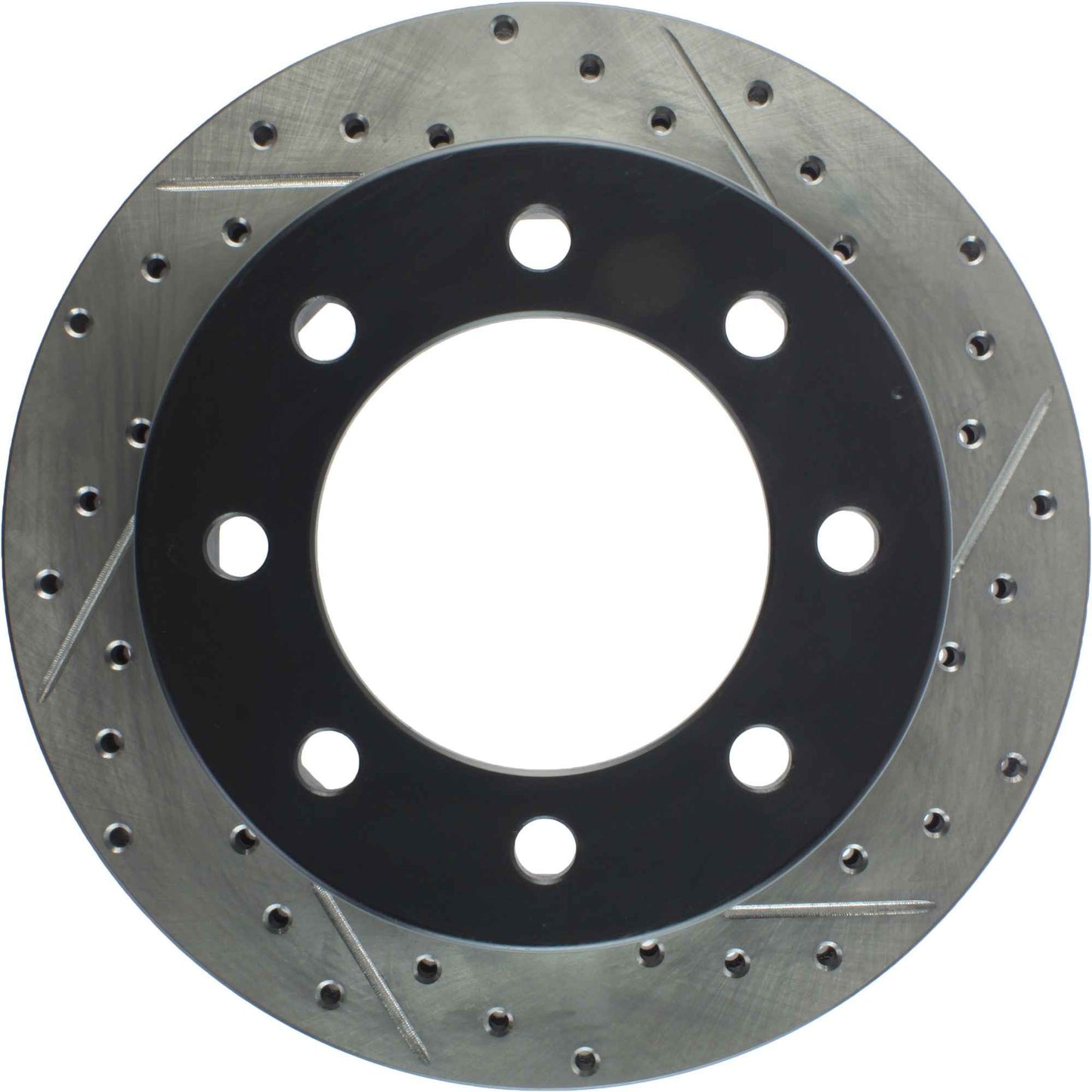 StopTech Sport Drilled/Slotted Brake Rotor; Rear Left