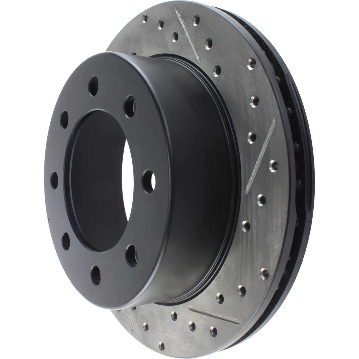 StopTech Sport Drilled/Slotted Brake Rotor; Rear Left