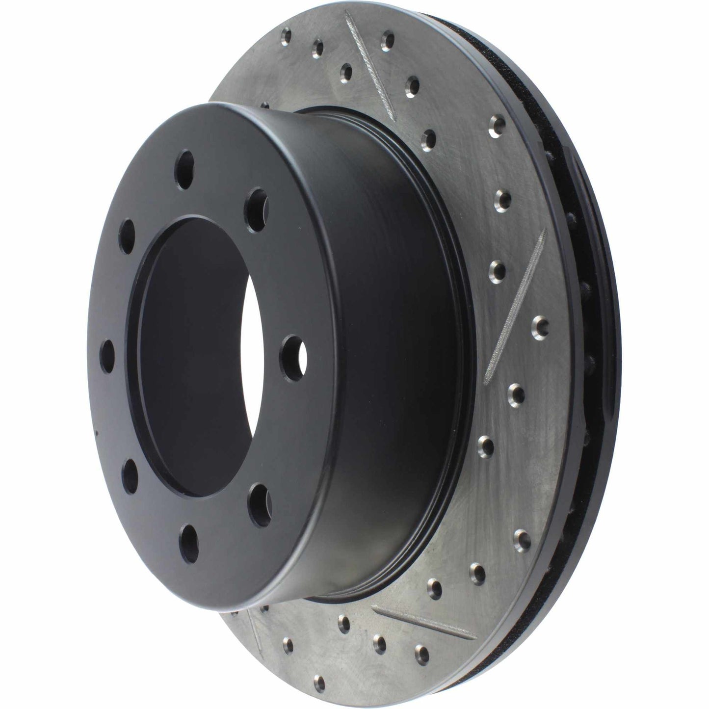 StopTech Sport Drilled/Slotted Brake Rotor; Rear Left