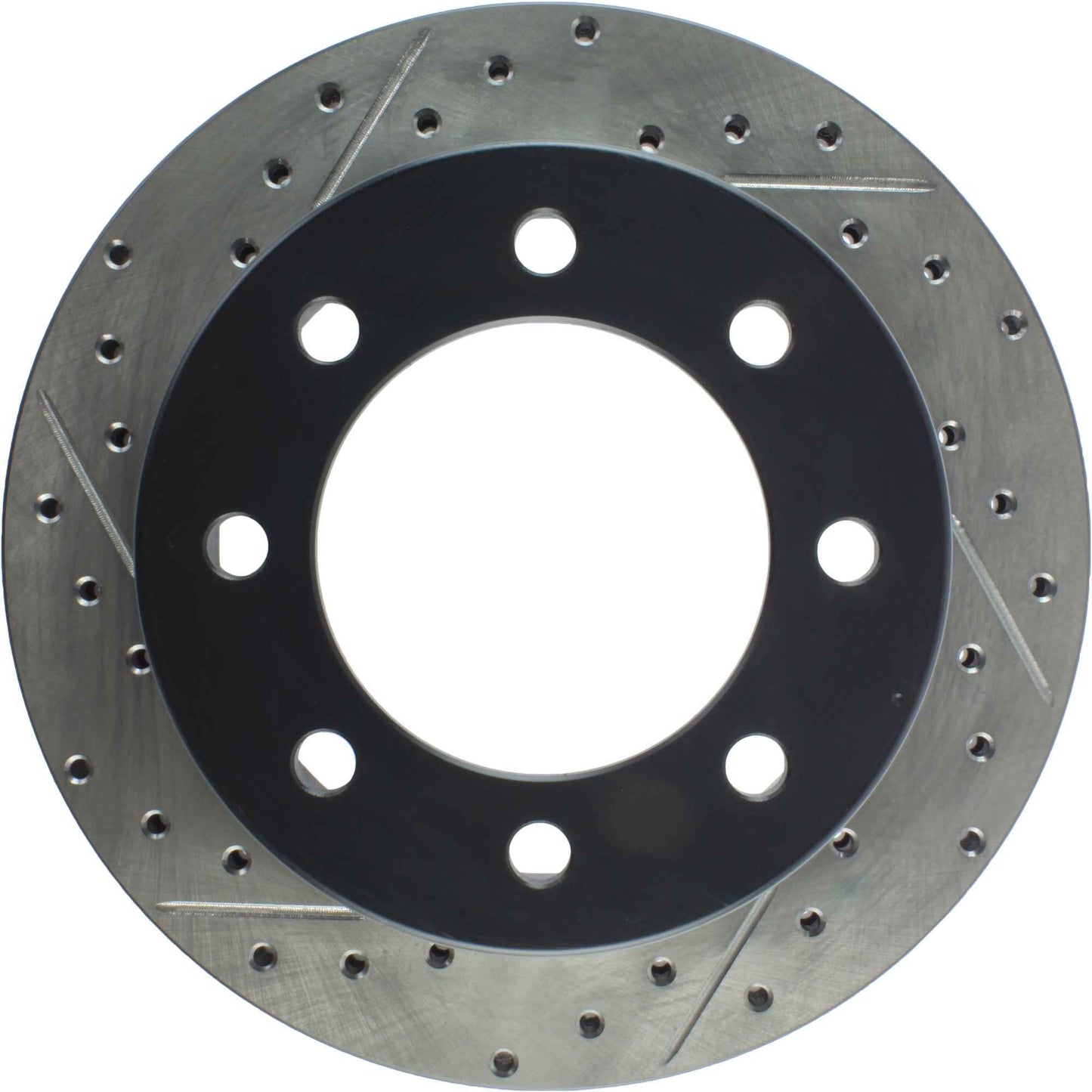StopTech Sport Drilled/Slotted Brake Rotor; Rear Right