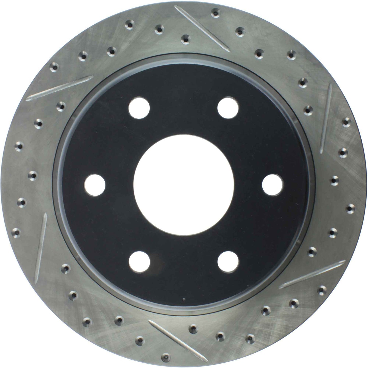 StopTech Sport Drilled/Slotted Brake Rotor; Rear Left