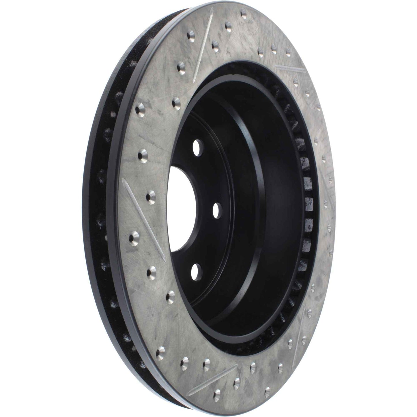 StopTech Sport Drilled/Slotted Brake Rotor; Rear Left