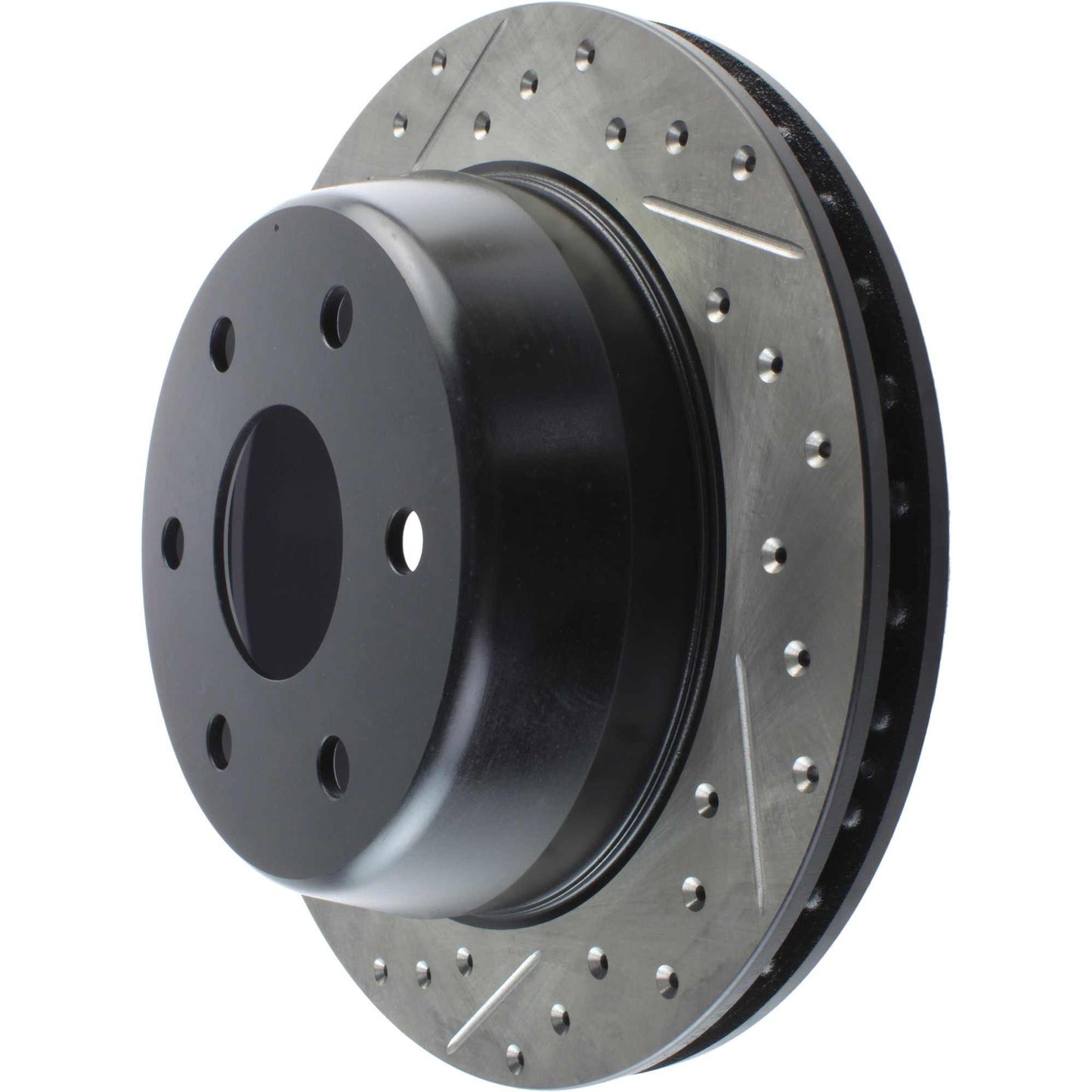 StopTech Sport Drilled/Slotted Brake Rotor; Rear Right