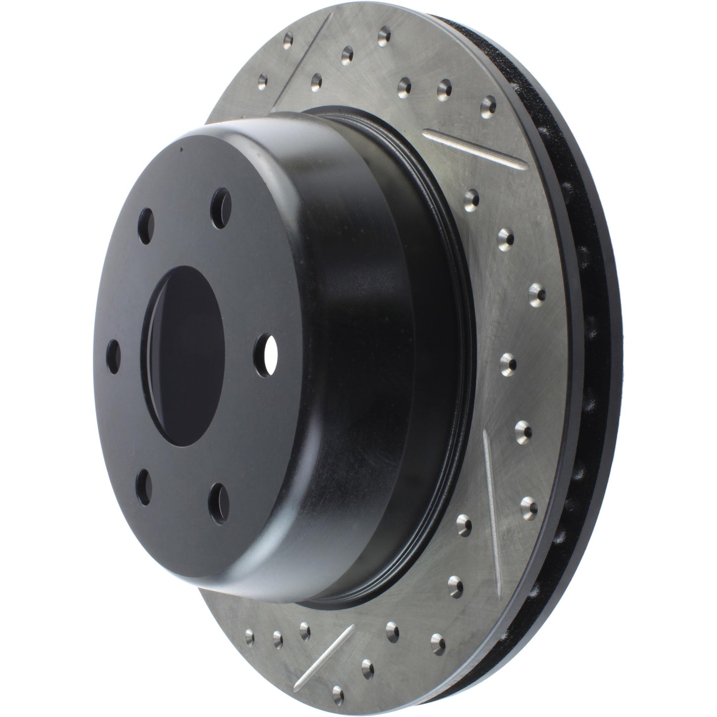 StopTech Sport Drilled/Slotted Brake Rotor; Rear Right