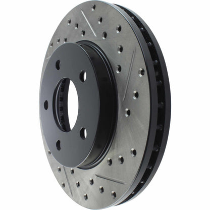 StopTech Slotted & Drilled Sport Brake Rotor 127.66046L