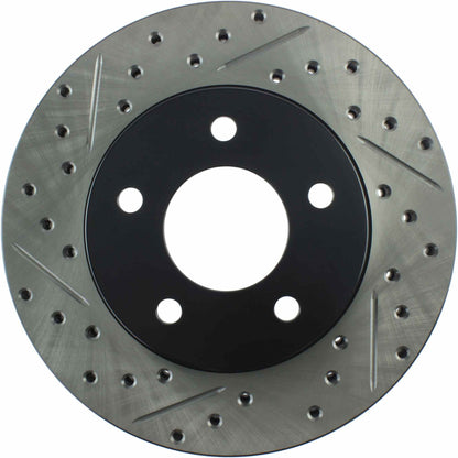 StopTech Slotted & Drilled Sport Brake Rotor 127.66046R