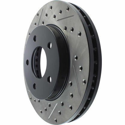 StopTech Slotted & Drilled Sport Brake Rotor 127.66046R