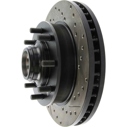 StopTech Slotted & Drilled Cryo Sport Brake Rotor - Left 127.66049CL