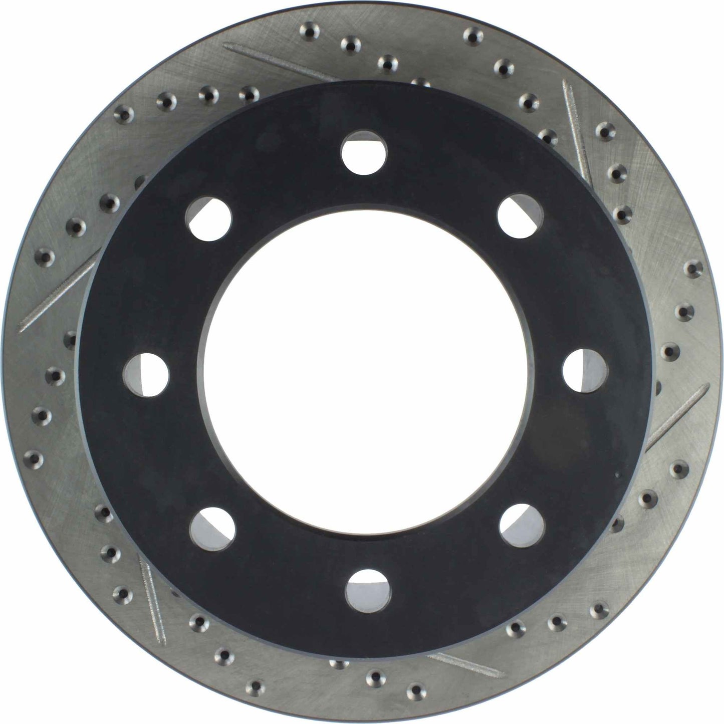 StopTech Sport Drilled/Slotted Brake Rotor; Rear Left