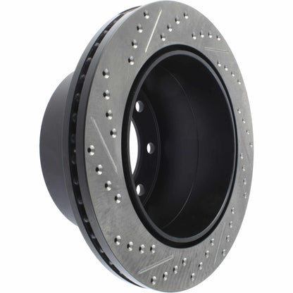 StopTech Sport Drilled/Slotted Brake Rotor; Rear Left