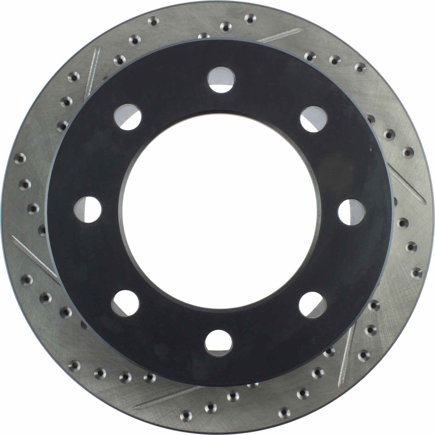 StopTech Sport Drilled/Slotted Brake Rotor; Rear Right