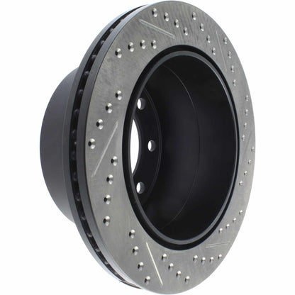 StopTech Sport Drilled/Slotted Brake Rotor; Rear Right