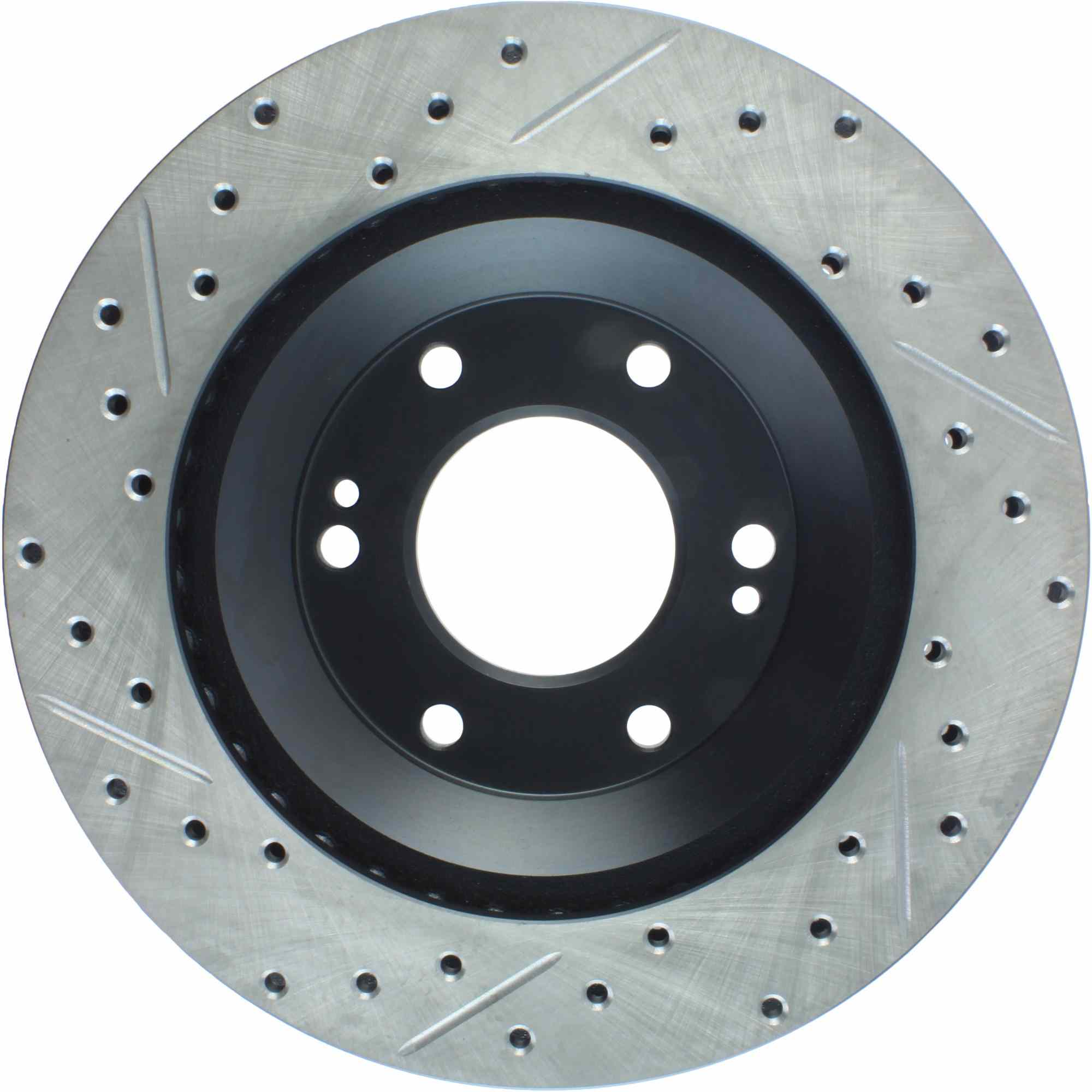 StopTech Sport Drilled/Slotted Brake Rotor; Front Left