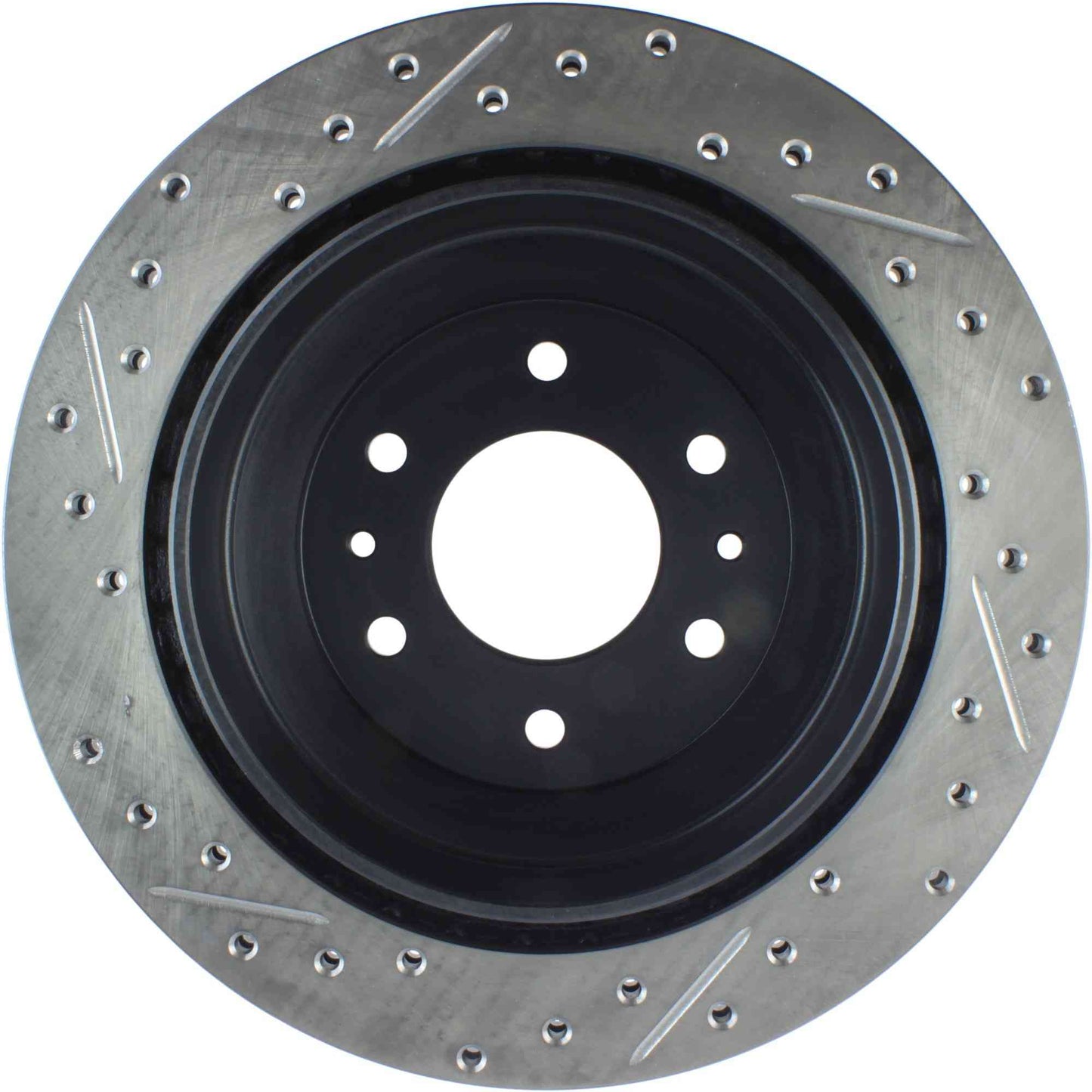 StopTech Sport Drilled/Slotted Brake Rotor; Rear Left