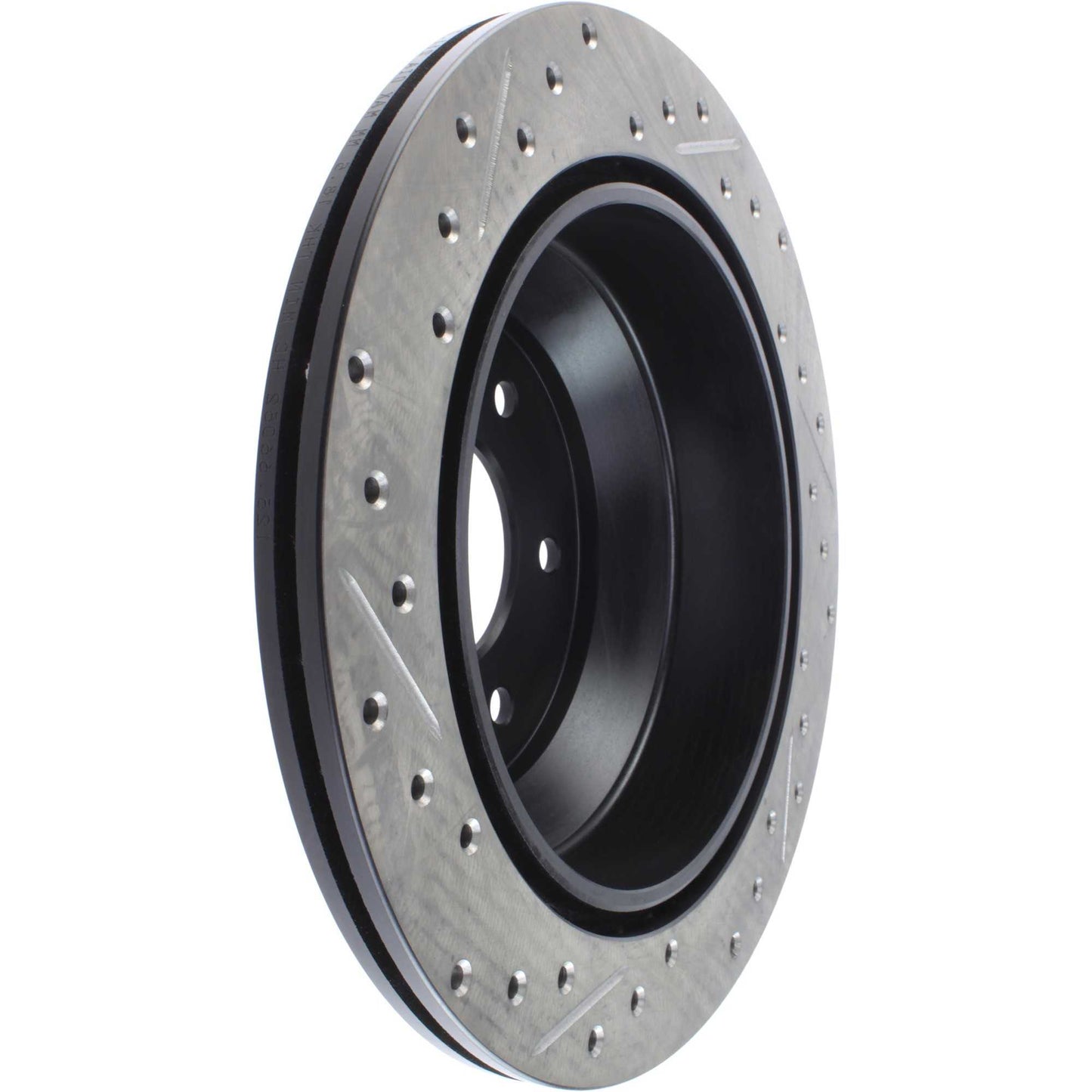 StopTech Sport Drilled/Slotted Brake Rotor; Rear Left