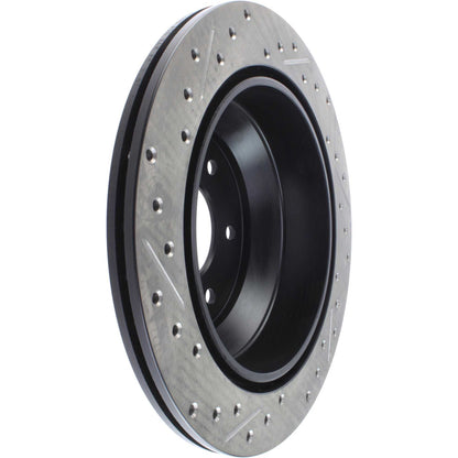 StopTech Sport Drilled/Slotted Brake Rotor; Rear Left