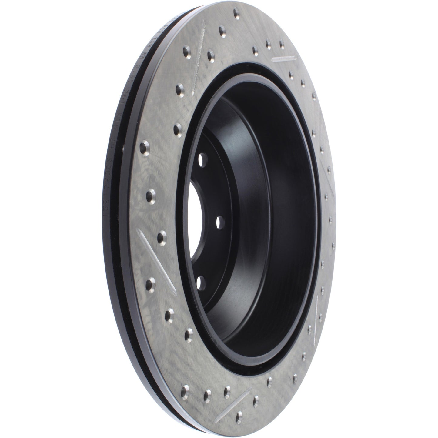StopTech Sport Drilled/Slotted Brake Rotor; Rear Left